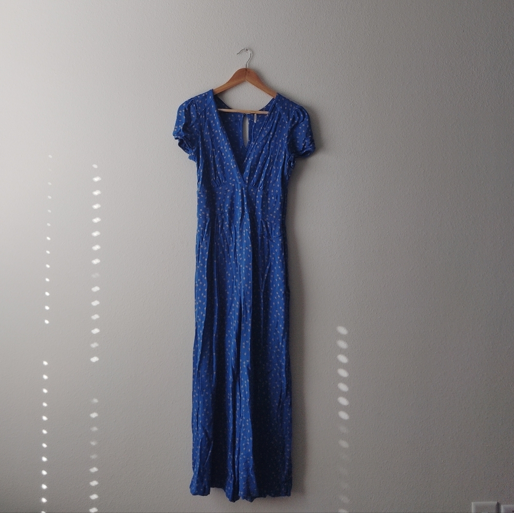 Free People Vneck Jumpsuit